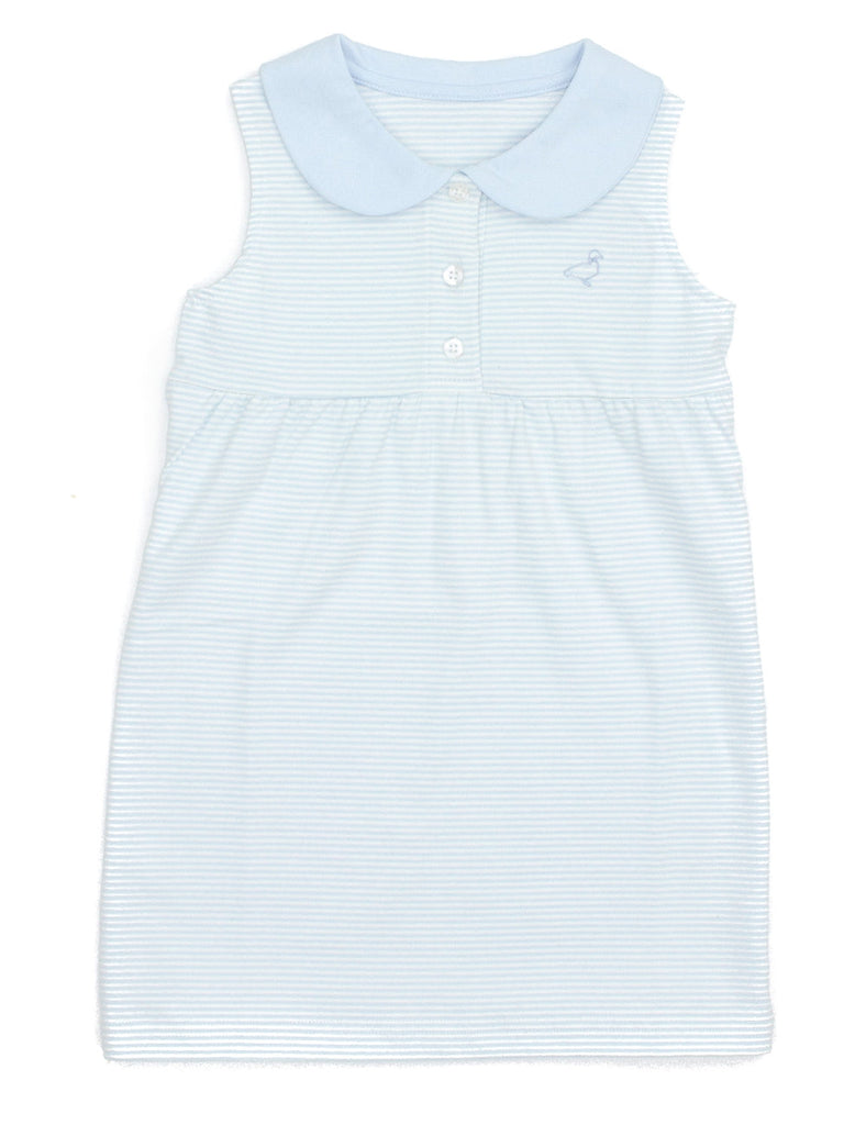 Jackson Polo Stripe Dress **Powder Blue