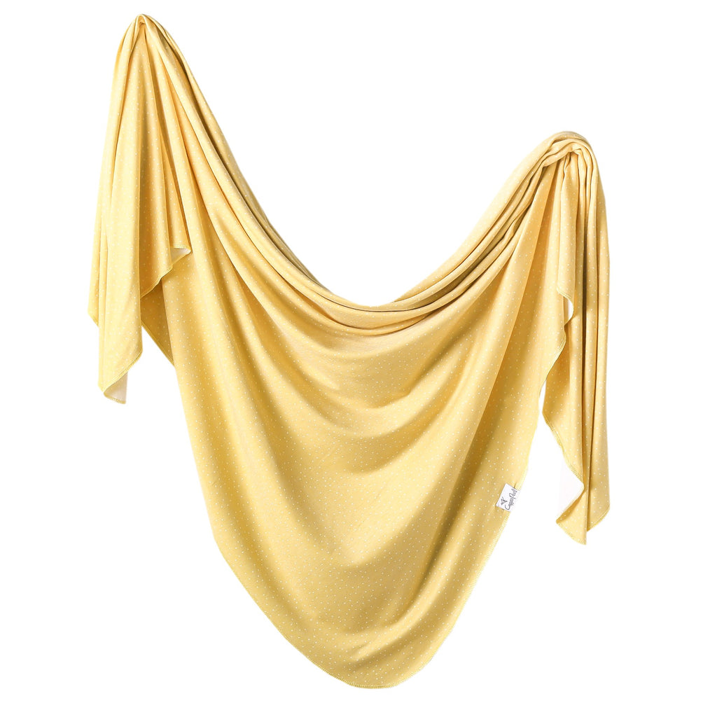 Marigold Knit Swaddle Blanket