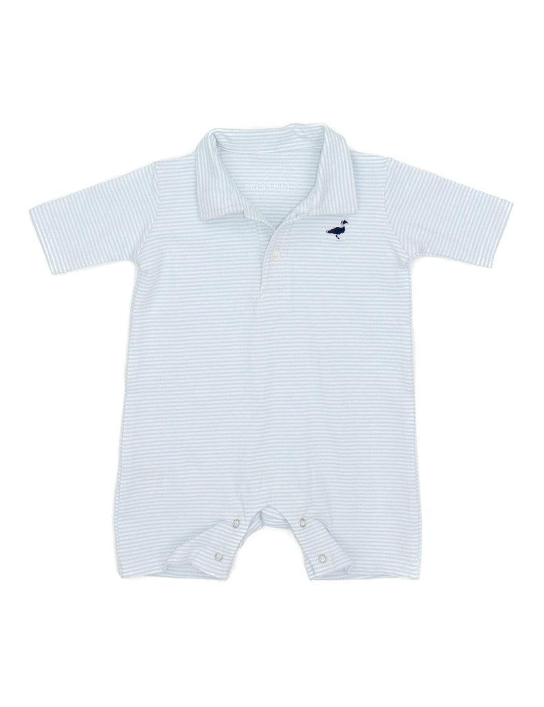 Jackson Polo Shortall **Powder Blue Stripe