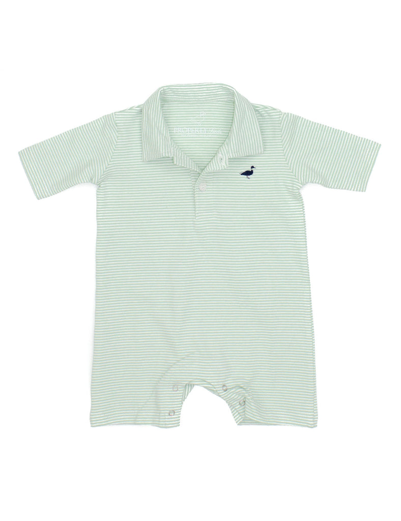 Jackson Polo Shortall **Mint Stripe