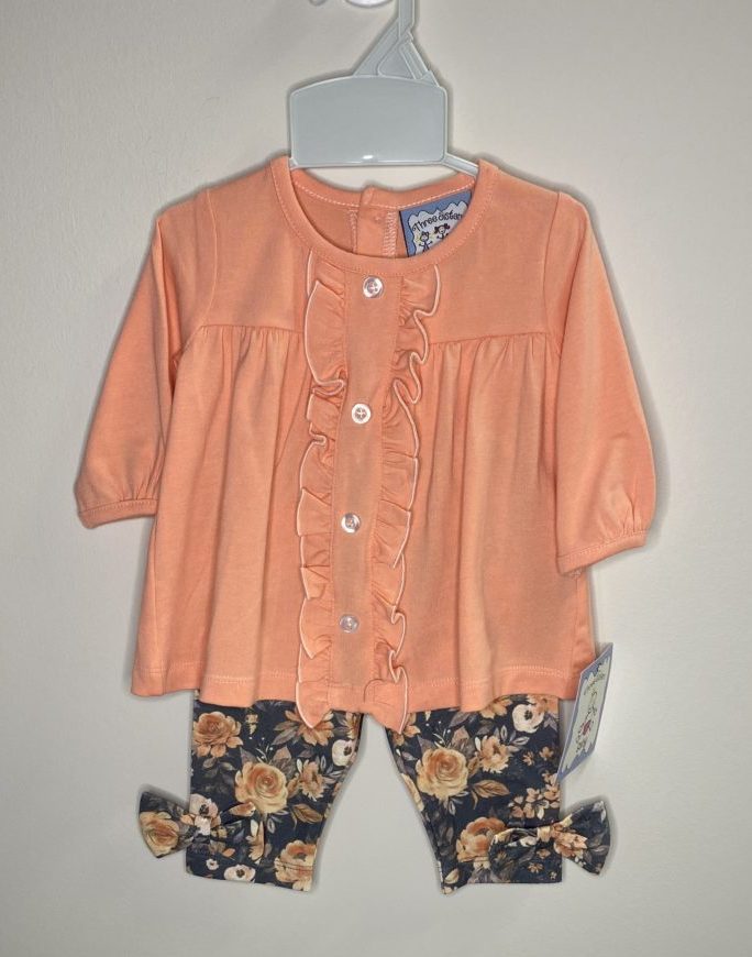 Demi Set Peach Floral