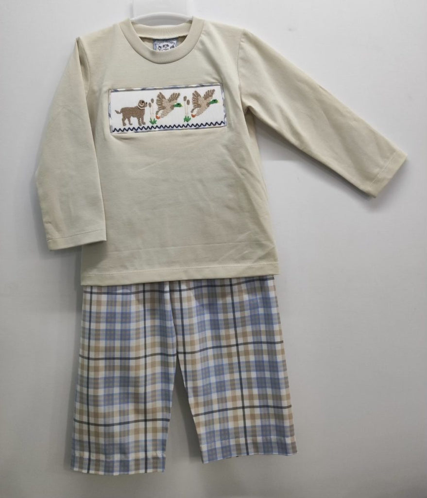 Duck Hunting Smocked Pant Set