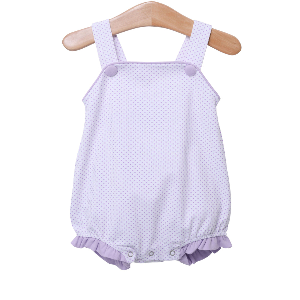 Stella Sunsuit **Lavender Dot