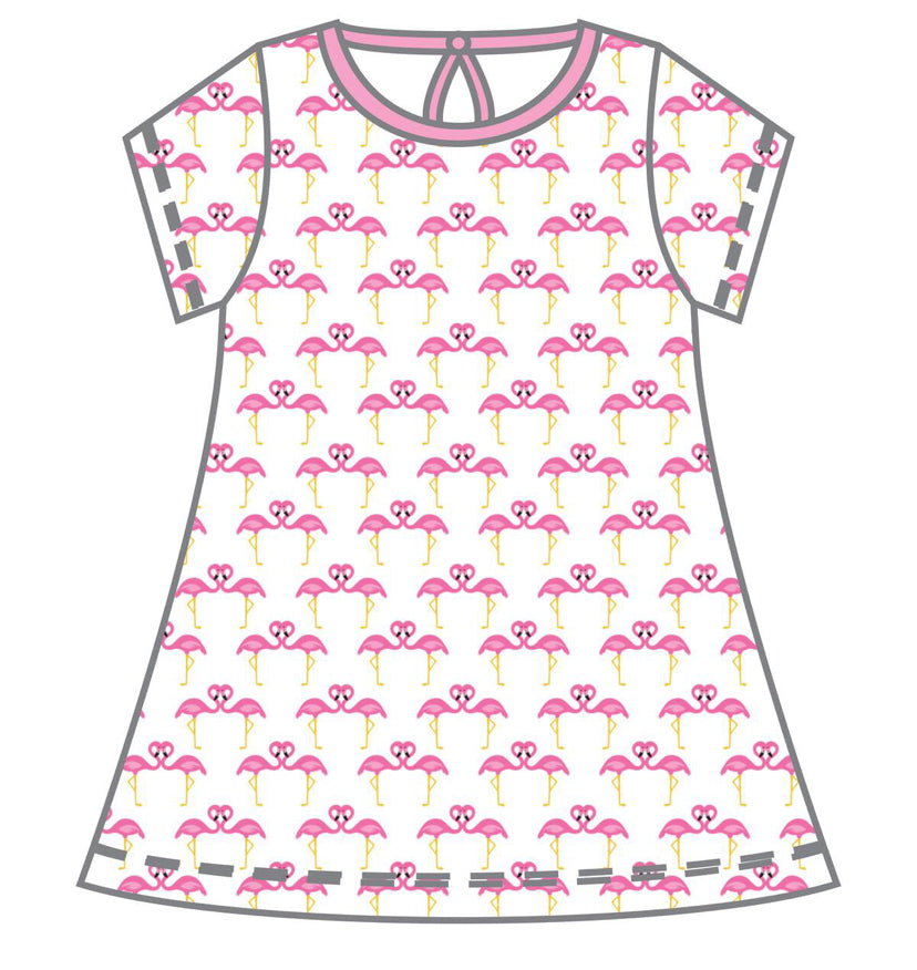 Pinky SS Toddler Dress