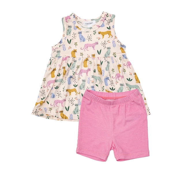 LEOPARD Tank Swing Top & Biker Short – Annie Bugs