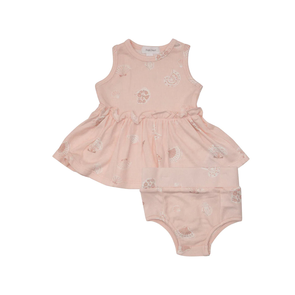 PRETTY SEASHELLS Tank Dress & High Waist Bloomer