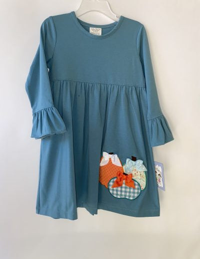 Pumpkin Applique Dress