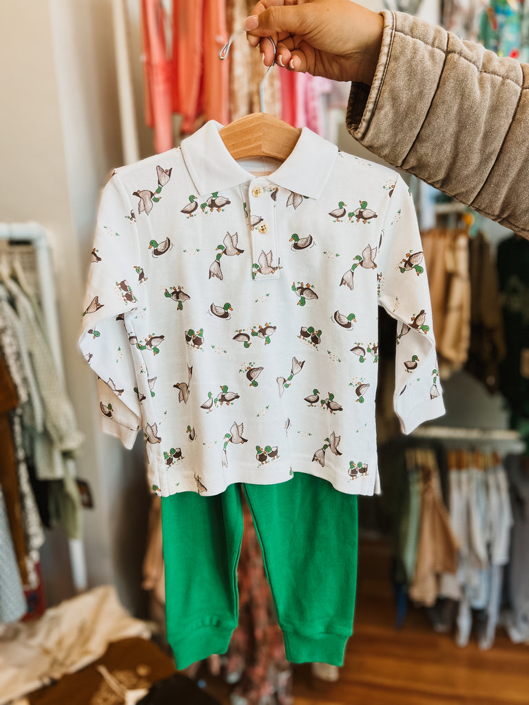 Mallard Polo with Joggers