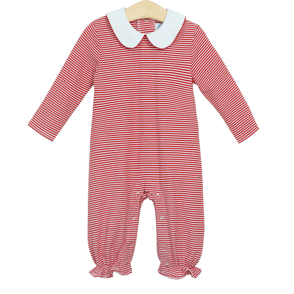Clair LS Romper **Red
