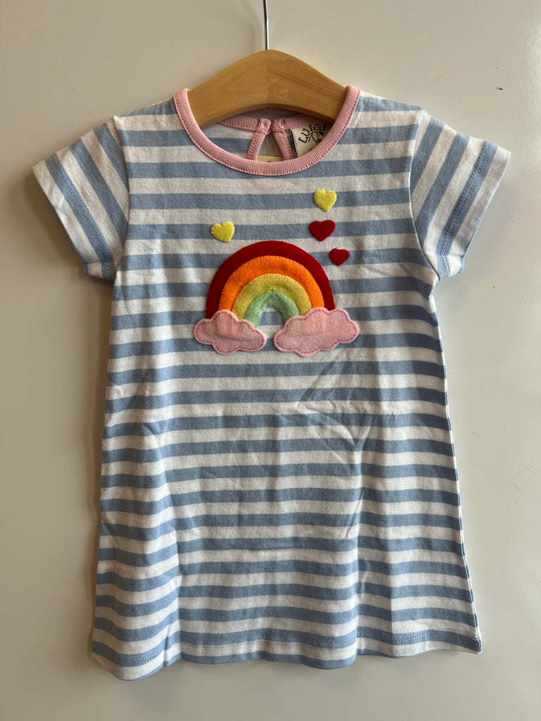 Rainbow Applique Luigi Dress