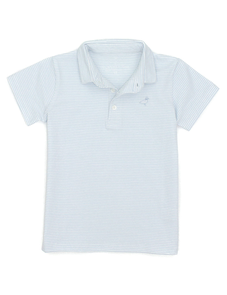 Jackson Polo **Powder Blue Stripe