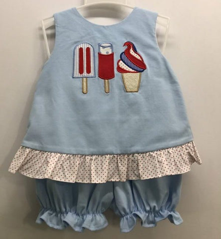 Summer Treats Appl Bloomer Set