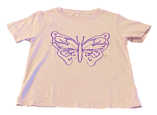 Light Purple Butterfly Tee