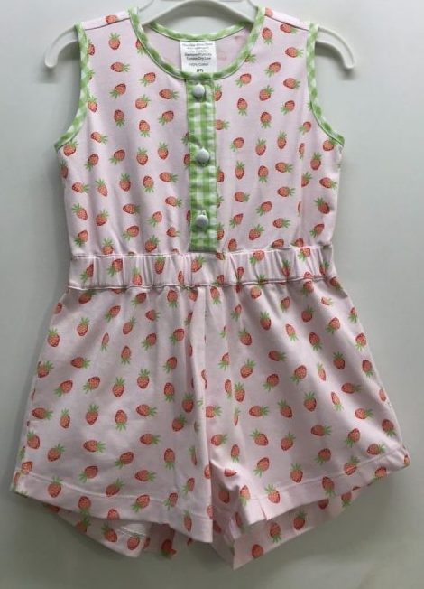 Strawberry Picking Romper