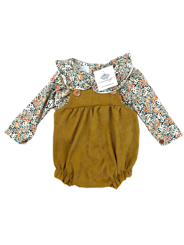Mia Mustard Bubble with Floral Shirt