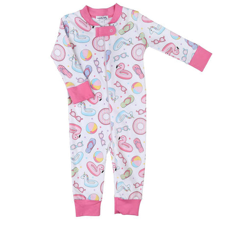 Pool Party Zippered PJ **Pink