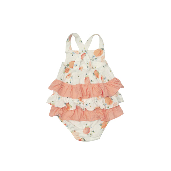 PEACHES Ruffle Sunsuit