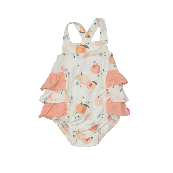 PEACHES Ruffle Sunsuit