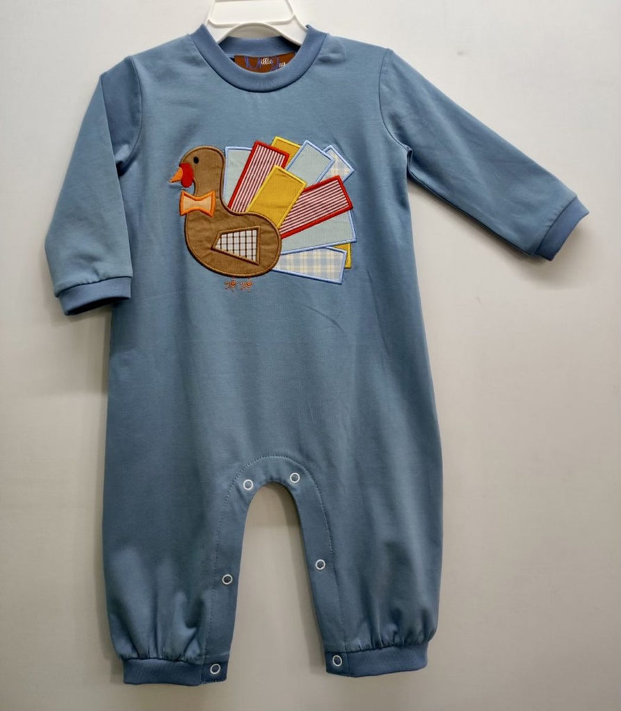 Tom Turkey Appl Boy Romper