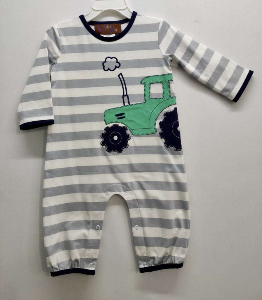 Tractor Appl Boy Romper