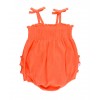 Sunset Ribbed Smocked Bubble Romper